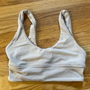 Lululemon Align bra top in beige size 4